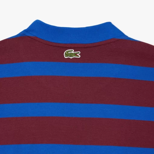 Lacoste T-Shirts-Striped 3D Print Cotton T-Shirt