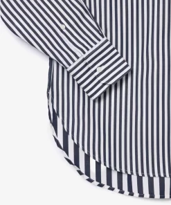 Lacoste Shirts & Tops-Striped Cotton Poplin Shirt