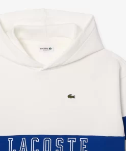 Lacoste Girl Clothing-Striped Fleece Hoodie