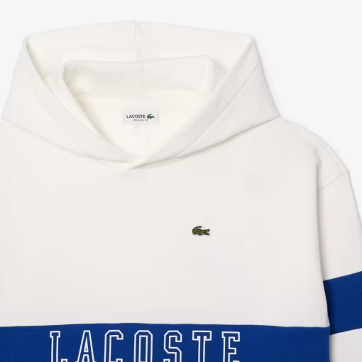 Lacoste Girl Clothing-Striped Fleece Hoodie