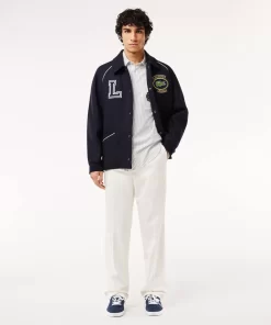 Lacoste Shirts-Striped Shirt With Badge