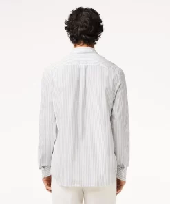 Lacoste Shirts-Striped Shirt With Badge