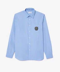 Lacoste Shirts-Striped Shirt With Badge