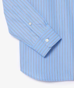 Lacoste Shirts-Striped Shirt With Badge