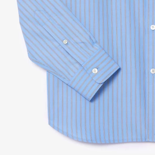 Lacoste Shirts-Striped Shirt With Badge