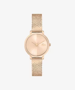 Lacoste Watches-Suzanne 2 Hands Watch Carnation Gold Ip Mesh