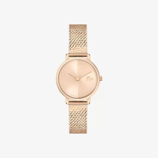 Lacoste Watches-Suzanne 2 Hands Watch Carnation Gold Ip Mesh