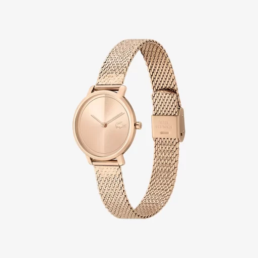 Lacoste Watches-Suzanne 2 Hands Watch Carnation Gold Ip Mesh