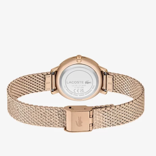 Lacoste Watches-Suzanne 2 Hands Watch Carnation Gold Ip Mesh