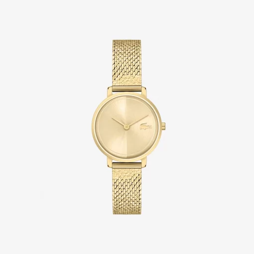 Lacoste Watches-Suzanne 2 Hands Watch Yellow Gold Ip Mesh