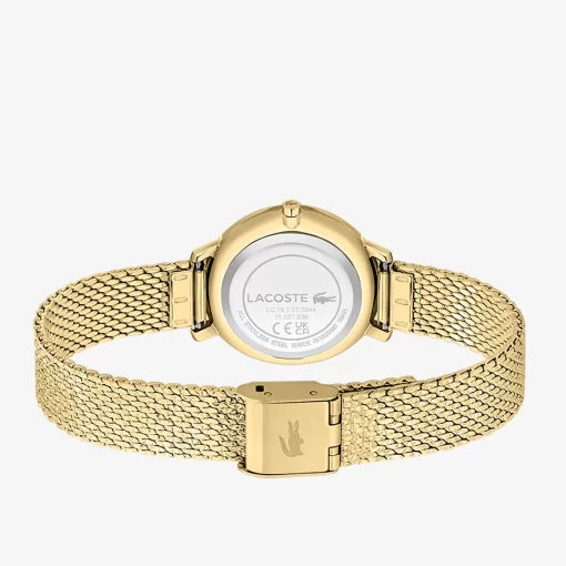 Lacoste Watches-Suzanne 2 Hands Watch Yellow Gold Ip Mesh