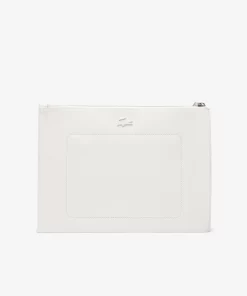 Lacoste Wallets & Small Leather Goods-Tennis Print Coated Canvas Clutch