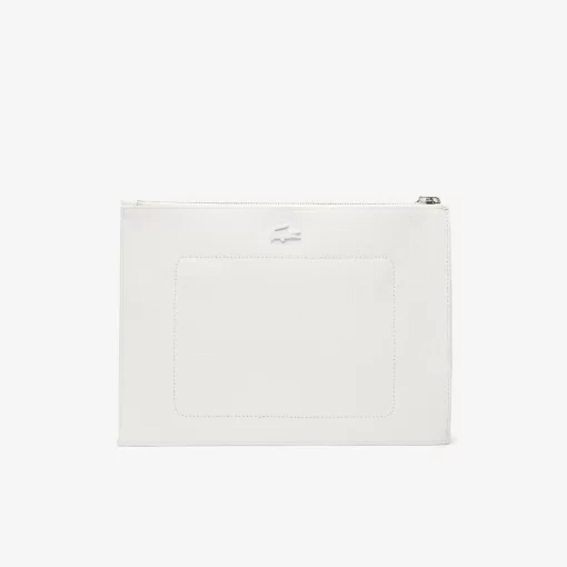 Lacoste Wallets & Small Leather Goods-Tennis Print Coated Canvas Clutch