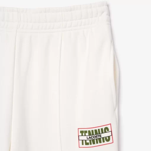 Lacoste Trousers & Shorts-Tennis Print Cotton Jogger Track Pants