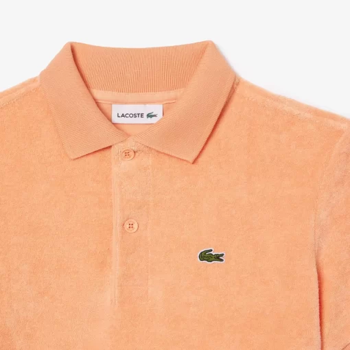 Lacoste Girl Clothing-Terry Cotton Polo Shirt