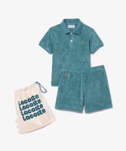 Lacoste Accessories-Terry Polo Shirt And Shorts Gift Set