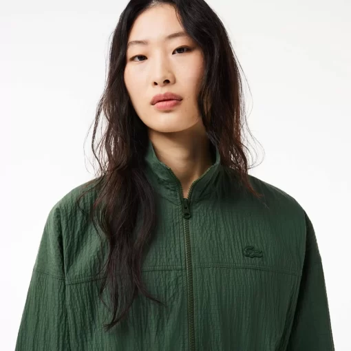 Lacoste Dresses & Skirts-Textured, Belted Zip Neck Jumpsuit