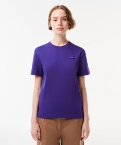 Lacoste T-Shirts-Textured Crocodile T-Shirt