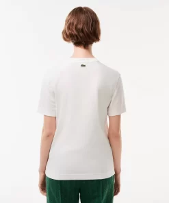 Lacoste T-Shirts-Textured Crocodile T-Shirt