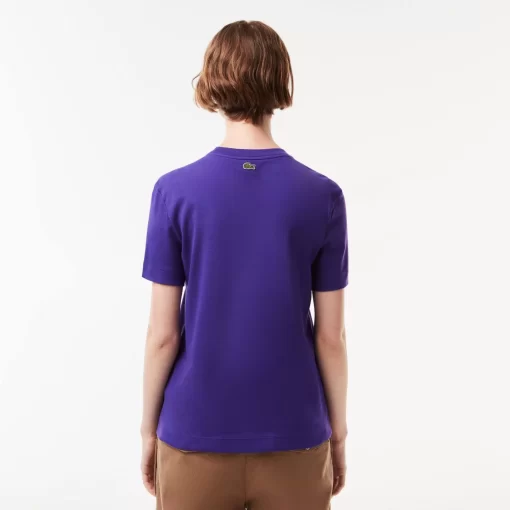 Lacoste T-Shirts-Textured Crocodile T-Shirt