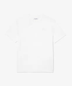 Lacoste T-Shirts-Textured Crocodile T-Shirt