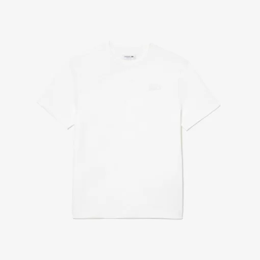 Lacoste T-Shirts-Textured Crocodile T-Shirt