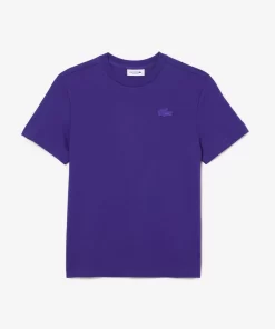 Lacoste T-Shirts-Textured Crocodile T-Shirt