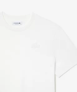 Lacoste T-Shirts-Textured Crocodile T-Shirt