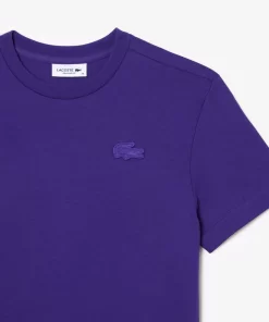 Lacoste T-Shirts-Textured Crocodile T-Shirt