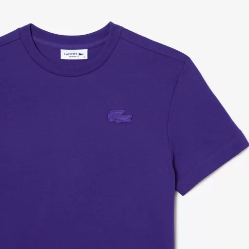 Lacoste T-Shirts-Textured Crocodile T-Shirt