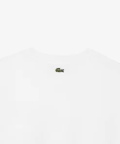 Lacoste T-Shirts-Textured Crocodile T-Shirt