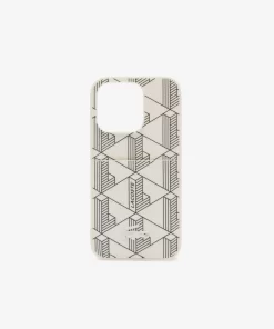 Lacoste Iphone Cases-The Blend Croc Print Iphone 14 Pro Case