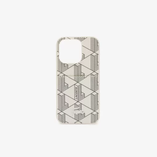 Lacoste Iphone Cases-The Blend Croc Print Iphone 14 Pro Case