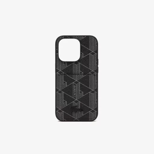 Lacoste Iphone Cases-The Blend Croc Print Iphone 14 Pro Case