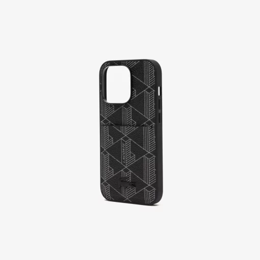 Lacoste Iphone Cases-The Blend Croc Print Iphone 14 Pro Case