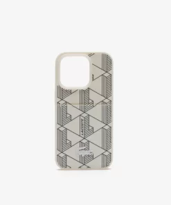 Lacoste Iphone Cases-The Blend Croc Print Iphone 15 Pro Case