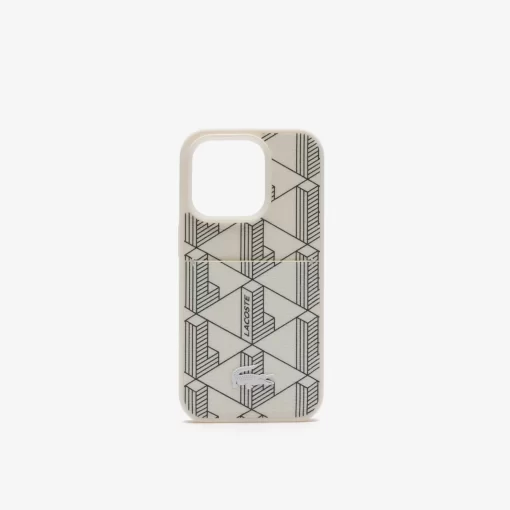 Lacoste Iphone Cases-The Blend Croc Print Iphone 15 Pro Case