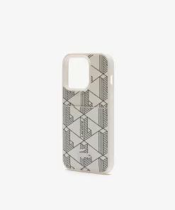 Lacoste Iphone Cases-The Blend Croc Print Iphone 15 Pro Case