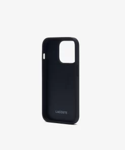 Lacoste Iphone Cases-The Blend Croc Print Iphone 15 Pro Case