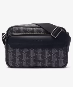 Lacoste Vertical Bags-The Blend Grained Texture Shoulder Bag