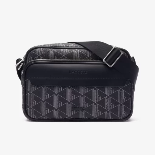 Lacoste Vertical Bags-The Blend Grained Texture Shoulder Bag