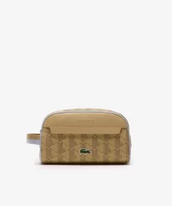 Lacoste Wallets & Small Leather Goods-The Blend Grained Texture Vanity Bag