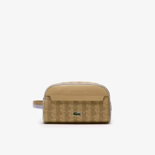 Lacoste Wallets & Small Leather Goods-The Blend Grained Texture Vanity Bag