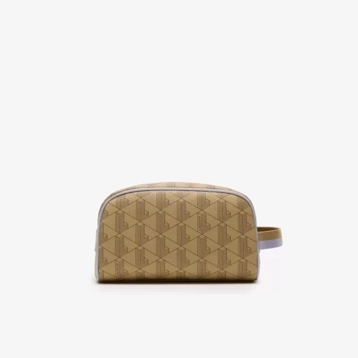 Lacoste Wallets & Small Leather Goods-The Blend Grained Texture Vanity Bag