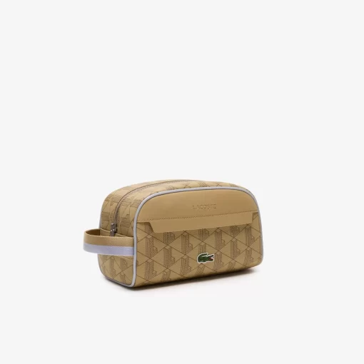 Lacoste Wallets & Small Leather Goods-The Blend Grained Texture Vanity Bag