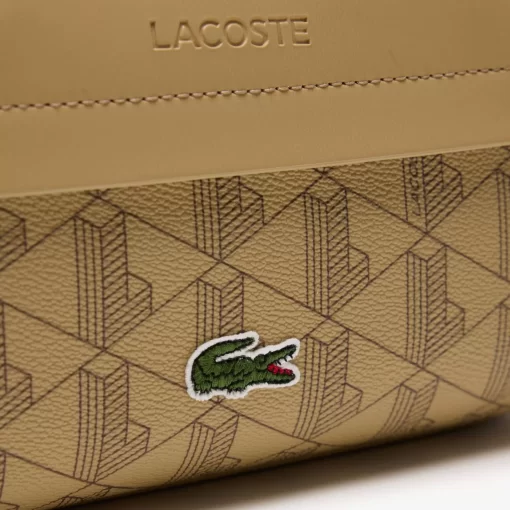 Lacoste Wallets & Small Leather Goods-The Blend Grained Texture Vanity Bag