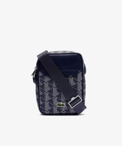 Lacoste Vertical Bags-The Blend Keychain Feature Vertical Shoulder Bag