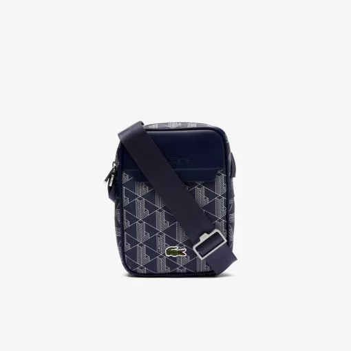 Lacoste Vertical Bags-The Blend Keychain Feature Vertical Shoulder Bag