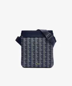 Lacoste Vertical Bags-The Blend Mesh Pocket Slimline Shoulder Bag