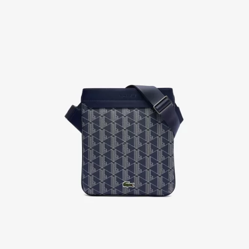 Lacoste Vertical Bags-The Blend Mesh Pocket Slimline Shoulder Bag